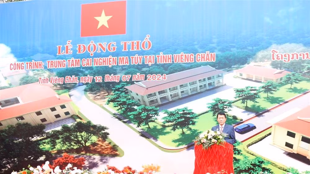 Vietnam’s MPS builds drug rehabilitation center for Lao MPS -0