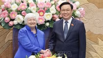 Top legislator meets with US Treasury Secretary