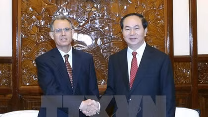 President receives out-going Moroccan Ambassador