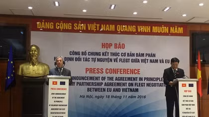 Vietnam and EU agree in principle on timber trade deal