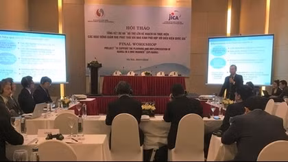 JICA project supports Vietnam in implementation of the Paris Agreement