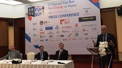 Run for charity in Hanoi
