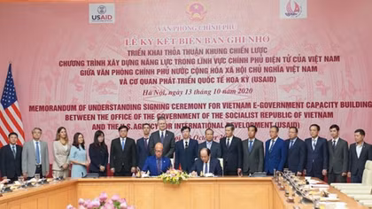 Gov’t Office, USAID sign MoU on E-Gov’t capacity building