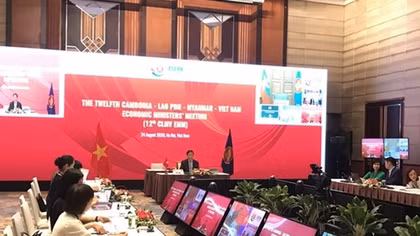 12th CLMV Economic Ministers’ Meeting held online