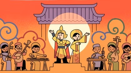 Google Doodle honours Vietnam’s Cai Luong folk opera