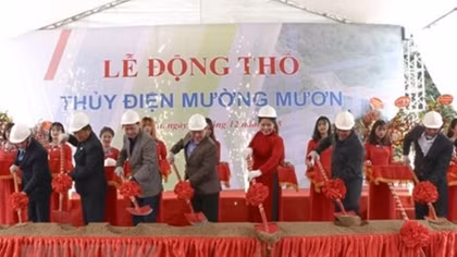Ground broken for Muong Muon hydropower plant in Dien Bien