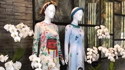 Da Nang luxurious resort hosts Ao dai exhibition of famous designers