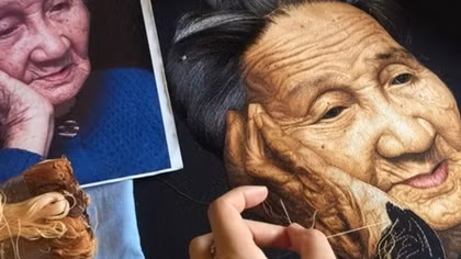 Vietnamese silk embroideries stun international media