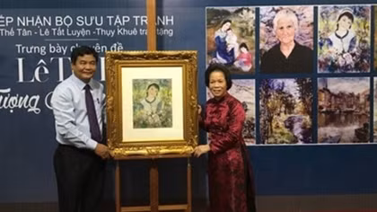 Former Indochina Fine Arts College’s first female graduate work displayed
