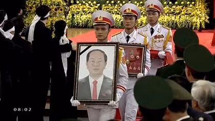 The memorial service of the State funeral for President Tran Dai Quang begins 