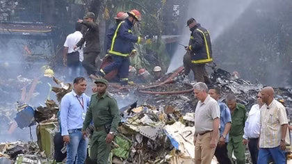 Sympathy to Cuba over plane crash