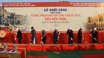 Nguyen Dynasty's Kien Trung Palace restored 