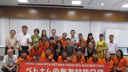 Vietnamese teenagers conclude friendship trip to Japan