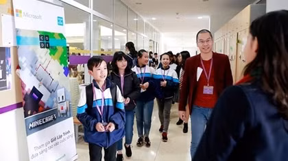 Connect students in city-based school and ethnic minority school
