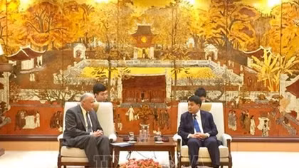 Hanoi leader welcomes delegation of LDS Church