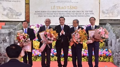 Hanoi marks former royal citadel’s UNESCO recognition