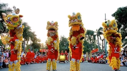 HCM City hosts dragon, lion dance contest during weekends