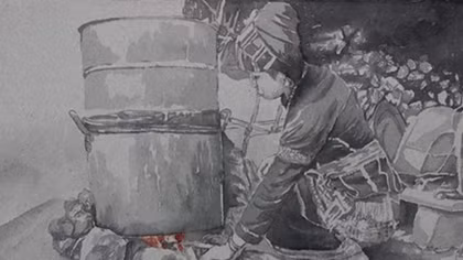 Artist puts dó paper paintings back on the map