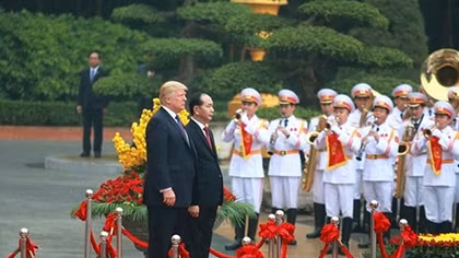 U.S President Donald Trump pays a State visit to Vietnam 
