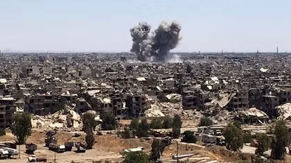 At least 38 killed in series of terror attacks in southern Syria 