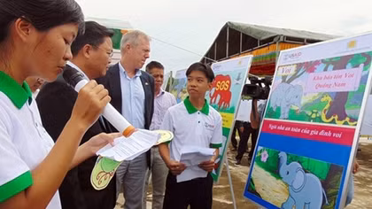 Biodiversity conservation programme kicked off in Quang Nam 