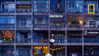 National Geographic UK feature image of cafe apartments of HCM City