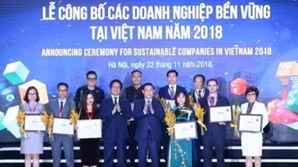 Vietnam announces top 100 sustainable enterprises in 2018