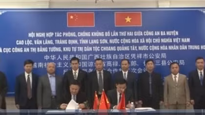 Vietnamese and Chinese PSFs expand cooperation on anti-terrorism on borderline