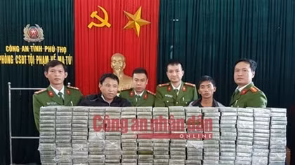 Phu Tho police seizes some 104kg of heroin 