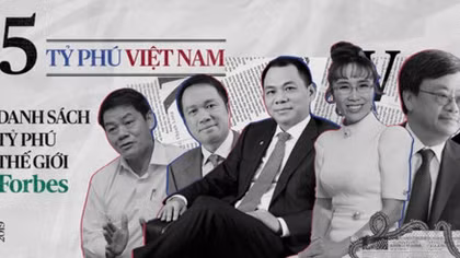 Five Vietnamese among world’s richest: Forbes rankings