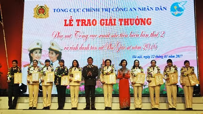"Excellent Women of the General Department of Politics of Public Security" Award held