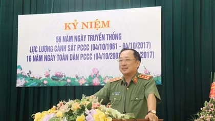 Deputy Minister Nguyen Van Thanh visits fire and rescue police of Thanh Hoa 