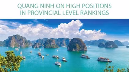 Quang Ninh on high positions in provincial level rankings