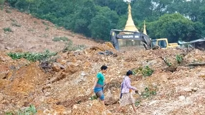 Death toll rises to 69 in Myanmar monsoon landslide