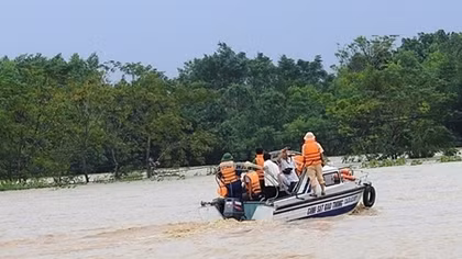 People in most flood-affected area taken to safe area.