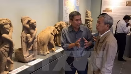 Ancient Cham objects showcased in Hue