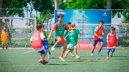 Toyota Junior Football Camp 2018 kicks off in Da Nang 