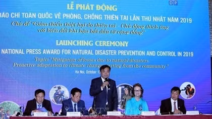 First national press award for disaster prevention launched