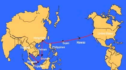 AAG cable breakdown affects internet traffic in Vietnam