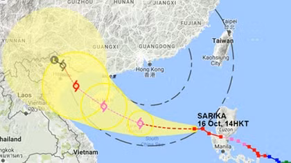 Massive typhoon on course to smash into Vietnam