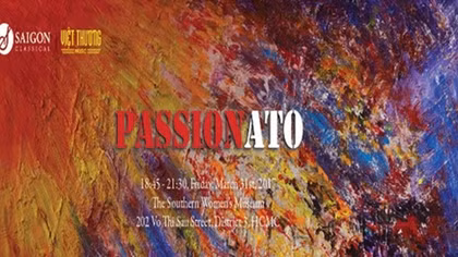 Saigon Classical to stage Passionato concert