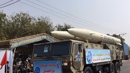 Iran released of its newest self developed Zofaqar missle system