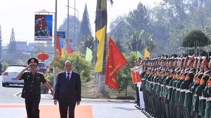 PM inspects combat readiness at Army Officer Training College 2