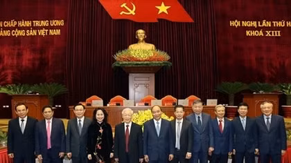 Party Central Committee adopts resolution of second plenum