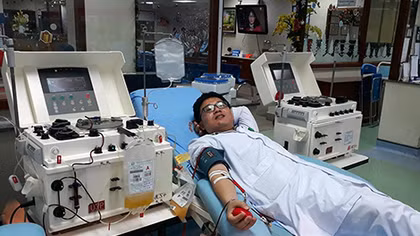 Doctors found “Living blood bank” 