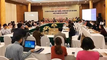Conference reviews implementation of anti-domestic violence law in 10 years