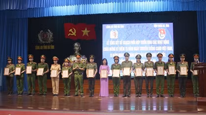 Ha Tinh police review activities celebrating Public Security Forces’ 75th founding anniversary 