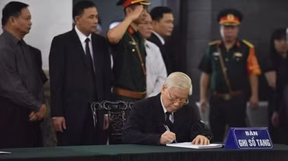 Party, State and NA leaders write touching words about late former Party chief