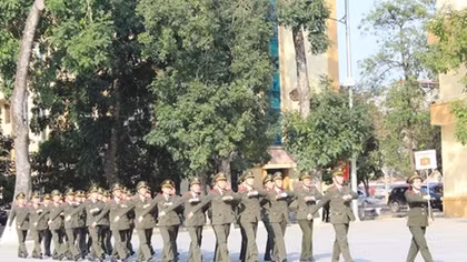 Thousands of students of PSA participated in unarmed regulation Competition