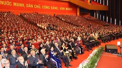 Press release on opening session of 13th National Party Congress